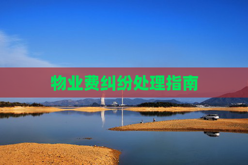 物业费纠纷处理指南