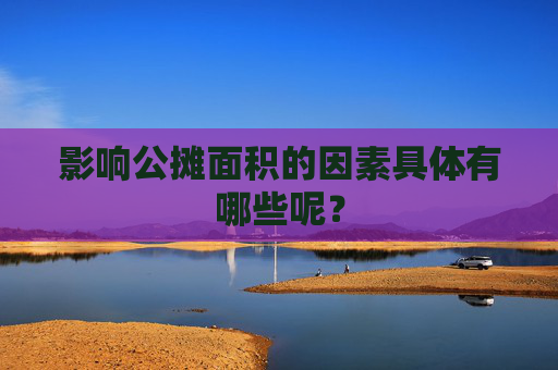影响公摊面积的因素具体有哪些呢？