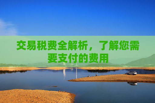交易税费全解析，了解您需要支付的费用