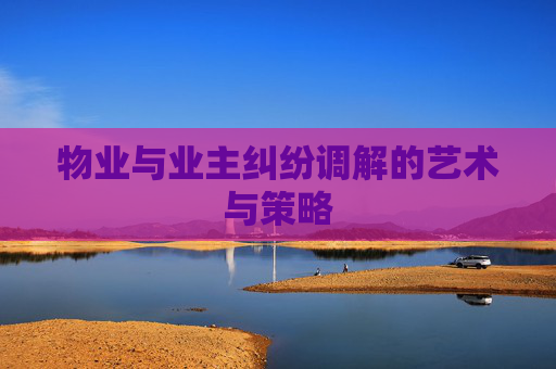 物业与业主纠纷调解的艺术与策略
